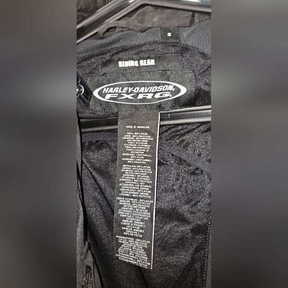 Harley Davidson Men's FXRG Textile Motorcycle Jacket Black Size Small - Picture 10 of 12